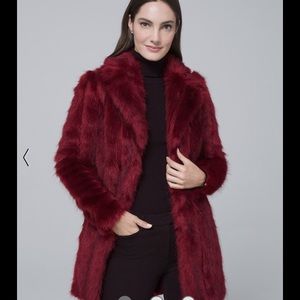 Faux fur coat
